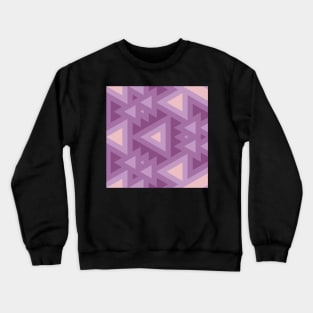 Arrows Of Soft Pink and Purple Crewneck Sweatshirt